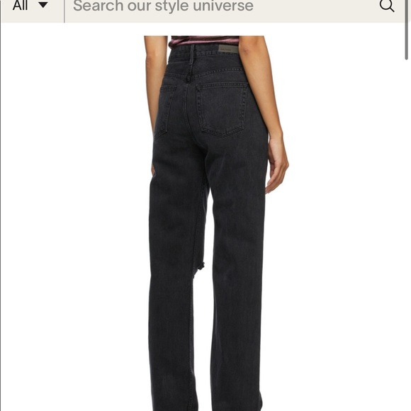 GRLFRND | Mica Jeans Distressed In Lights Off Size 25 NWT - Picture 6 of 16